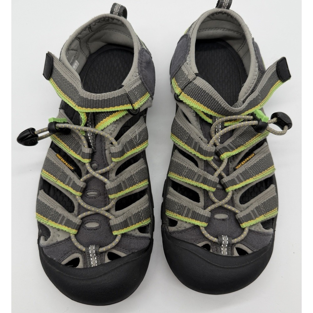 Keen Newport H2 Youth Size 5 Gray Green Waterproof Hiking Sport Sandals 1014266